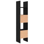 vidaXL Bibliothèque Chêne noir 40 x 35 x 180 cm Bois d'ingénierie
