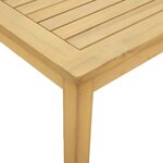 vidaXL Table basse Acacia clair 60 x 60 x 36 cm Bois d'Acacia Massif