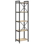 vidaXL Bibliothèque Chêne sonoma 40 x 30 x 153 cm Bois d'ingénierie