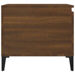 vidaXL Table basse Chêne marron 100x50x45 cm Bois d'ingénierie