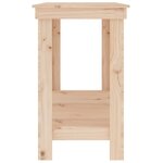 vidaXL Banc de travail 140x50x80 cm Bois de pin massif