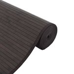 vidaXL Tapis rectangulaire marron foncé 70x300 cm bambou