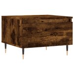 vidaXL Tables basses 2 Pièces chêne fumé 50x46x35 cm bois d'ingénierie