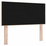 vidaXL Tête de lit LED avec des lumières à LED Crème 80 cm Polyester