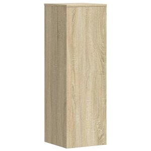 vidaXL Support pour plantes chêne sonoma 33x33x100cm bois d'ingénierie
