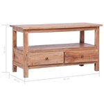 vidaXL Meuble TV 90x40x50 cm Bois de récupération massif