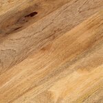 vidaXL Dessus de table 140x50x2 5 cm ovale bois massif de manguier