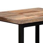 vidaXL Ensemble de table basse gigogne 3 Pièces Teck massif récupération