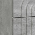 vidaXL Cabinet de chevet avec tiroir Gris béton 62 x 34 5 x 48 cm