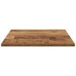 vidaXL Ensemble d'étagères 4 pièces - Bois vieilli - 40x40x1.5 cm - Fabriqué en bois reconstitué