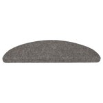 vidaXL Tapis d'escalier auto-adhésifs 20 Pièces gris 56x17x3 cm
