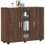 vidaXL Buffet Chêne marron 55 5 x 29 x 100 cm Bois d'ingénierie