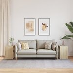 vidaXL Tables d'appoint 2 Pièces chêne sonoma 50x30x50 cm bois ingénierie