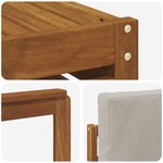 vidaXL Ensemble de canapés d'extérieur 7 pc Gris Naturel et Clair