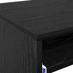 vidaXL Bureau Chêne noir 77 5 x 43 x 79 cm Bois d'ingénierie