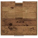 vidaXL Meuble Sous Évier Bois Ancien 40 x 37 x 59 cm Bois d'ingénierie