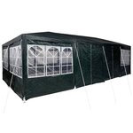 vidaXL Tente de fête Vert  Blanc 800 x 400 x 266 cm Polyester  Acier