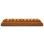 vidaXL Étagère pliable à 3 niveaux Marron 70x31x63 cm Bois d'acacia