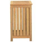 vidaXL Bac à linge 50x35x60 cm bois de teck massif