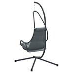 vidaXL Chaise suspendue Anthracite 94 x 107 x 196.5 cm Acier
