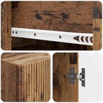 vidaXL Ensemble de Meubles 2 Pièces 66 x 34 5 x 90 cm Bois d'ingénierie