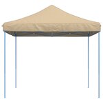 vidaXL Tente de réception pliable escamotable beige 292x292x315 cm