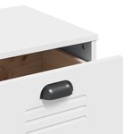 vidaXL Commode VIKEN blanc bois d'ingénierie