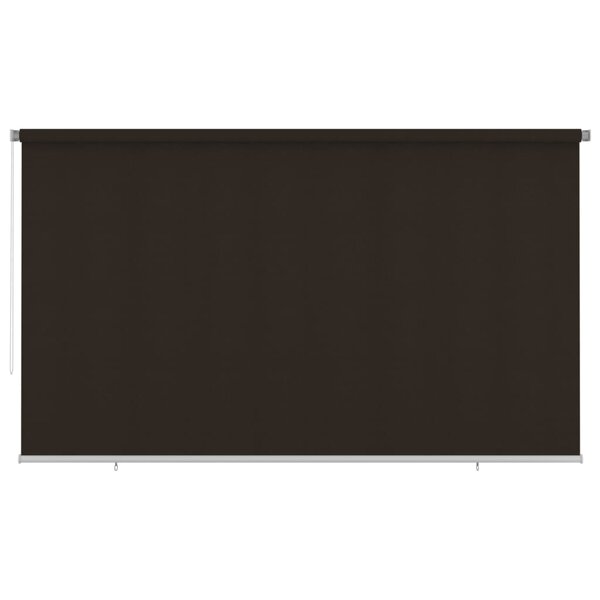 vidaXL Store roulant d'extérieur 400x230 cm Marron PEHD