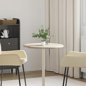 vidaXL Dessus de table Gris Ø60x2 5 cm Marbre