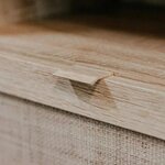 Finori Armoire à chaussures Bali 49A Chêne sonoma/ impression de canne