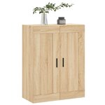vidaXL Armoire murale chêne sonoma 69 5x34x90 cm bois d'ingénierie