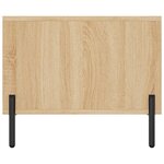 vidaXL Table basse chêne sonoma 90x50x40 cm bois d'ingénierie