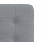 vidaXL Chaises à manger lot de 4 gris clair tissu