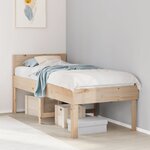 vidaXL Cadre de lit sans matelas 90x200 cm bois de pin massif