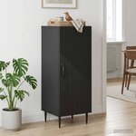vidaXL Buffet Noir 33 x 34 5 x 89 5 cm Bois d'ingénierie