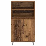 vidaXL Haut Armoire Marron 60 x 36 x 110 cm Bois d'ingénierie