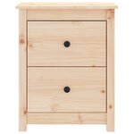 vidaXL Table de chevet 50x35x61 5 cm Bois de pin massif