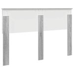 vidaXL Tête de lit Gris Sonoma 160 cm Bois d'ingénierie