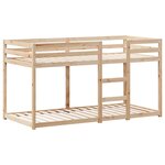 vidaXL Lit superposé sans matelas 75x190 cm bois de pin massif