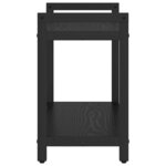 vidaXL Étagère Chêne noir 60 x 30 x 50 cm Bois d'ingénierie