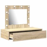 vidaXL Table de Toilette Marron 83 x 40 x 70 cm Bois d'ingénierie