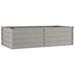 vidaXL Lit surélevé de jardin rouillé 160x80x45 cm acier corten