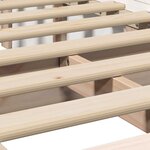 vidaXL Cadre de lit avec stockage Blanc 80 x 200 cm bois