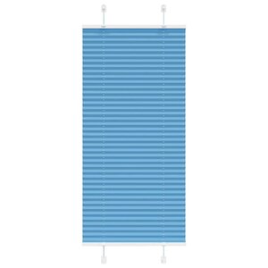 vidaXL Store plissé bleu 65x100 cm largeur du tissu 64 4 cm polyester