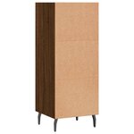 vidaXL Buffet chêne marron 34 5x32 5x90 cm bois d'ingénierie