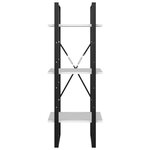 vidaXL Bibliothèque à 3 niveaux blanc 40x30x105 cm bois d'ingénierie