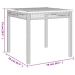 vidaXL Ensemble à manger de jardin avec coussins 5Pièces Beige poly rotin