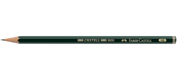 Crayon papier 9000 hexagonal mine 2mm HB FABER-CASTELL