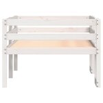 vidaXL Cadre de lit pour enfants blanc 80x200 cm bois de pin massif