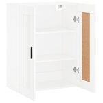 vidaXL Armoire murale blanc 69 5x34x90 cm bois d'ingénierie